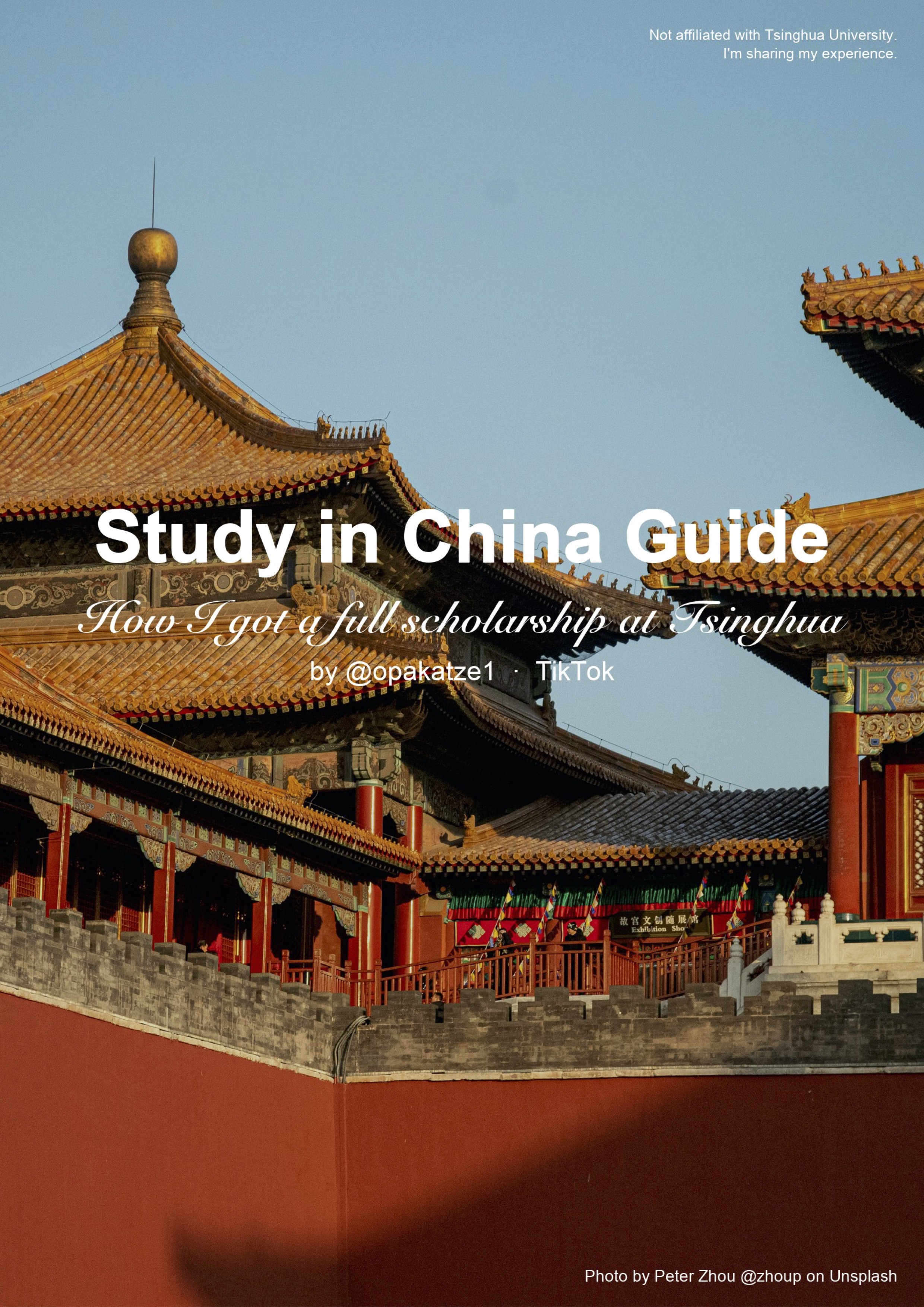 Study in China Guide — cover